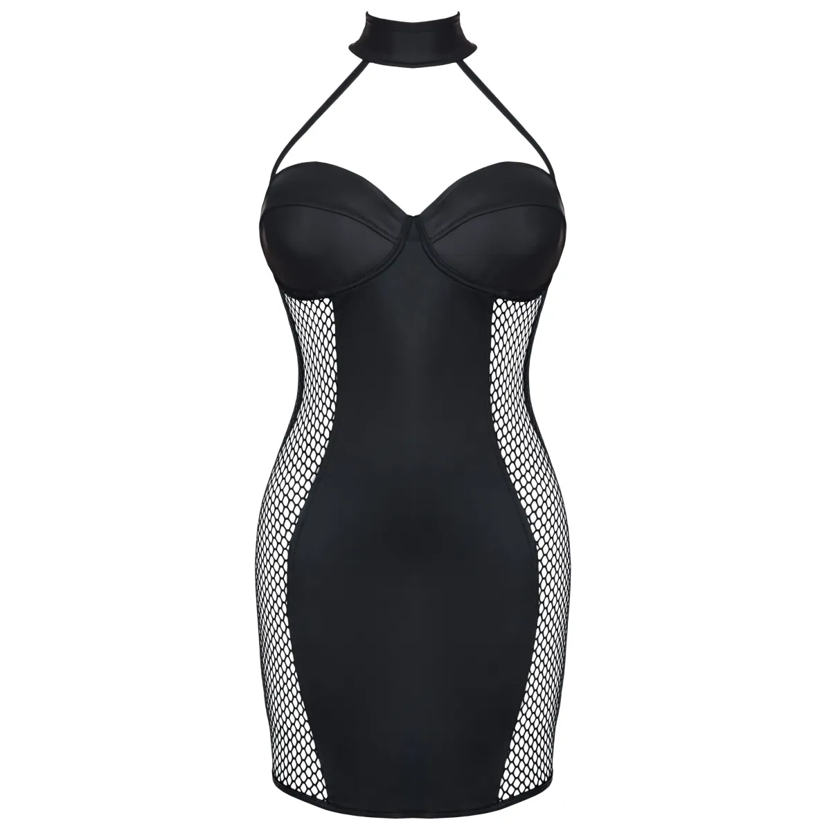 Schwarzes Minikleid DDFeme001 von Demoniq Dark Desire Collection | Fesselliebe.de