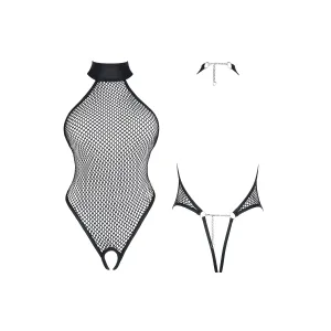 Schwarzer Body DDHarmonia001 von Demoniq Dark Desire Collection