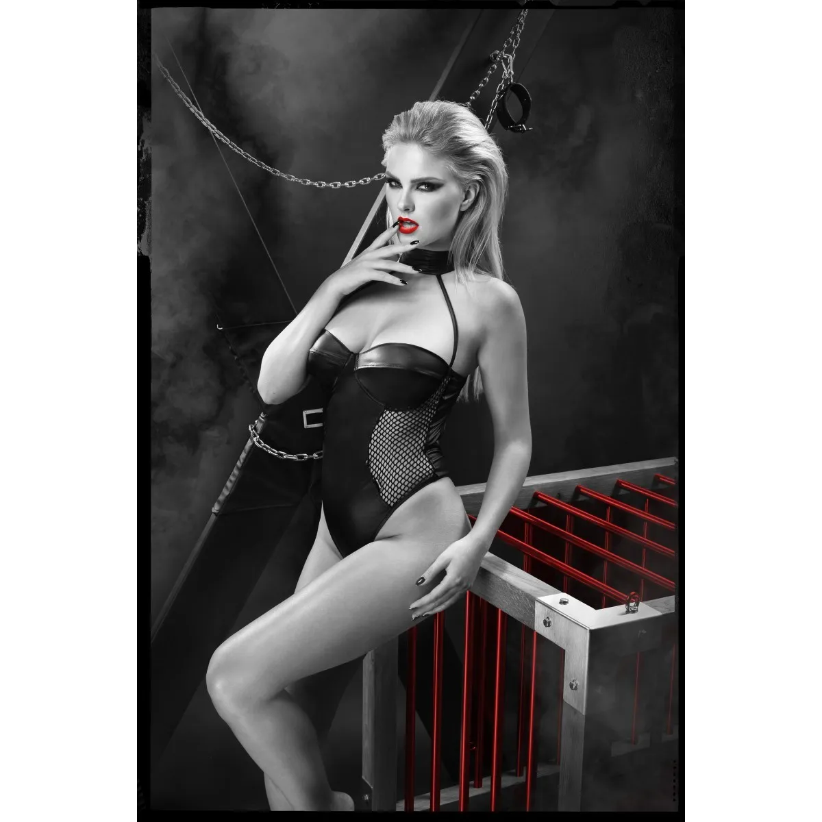 Schwarzer Body DDKeto001 von Demoniq Dark Desire Collection | Fesselliebe.de