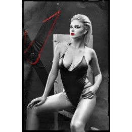 Schwarzer Ketten-Body DDLitai001 von Demoniq Dark Desire Collection | Fesselliebe.de
