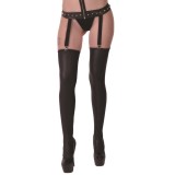 Schwarz Wetlook-Strümpfe Bianca von Legg Story | Fesselliebe.de