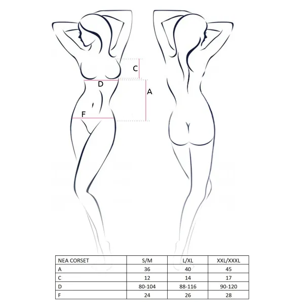 Schwarzes Corset Velia von Passion | Fesselliebe.de