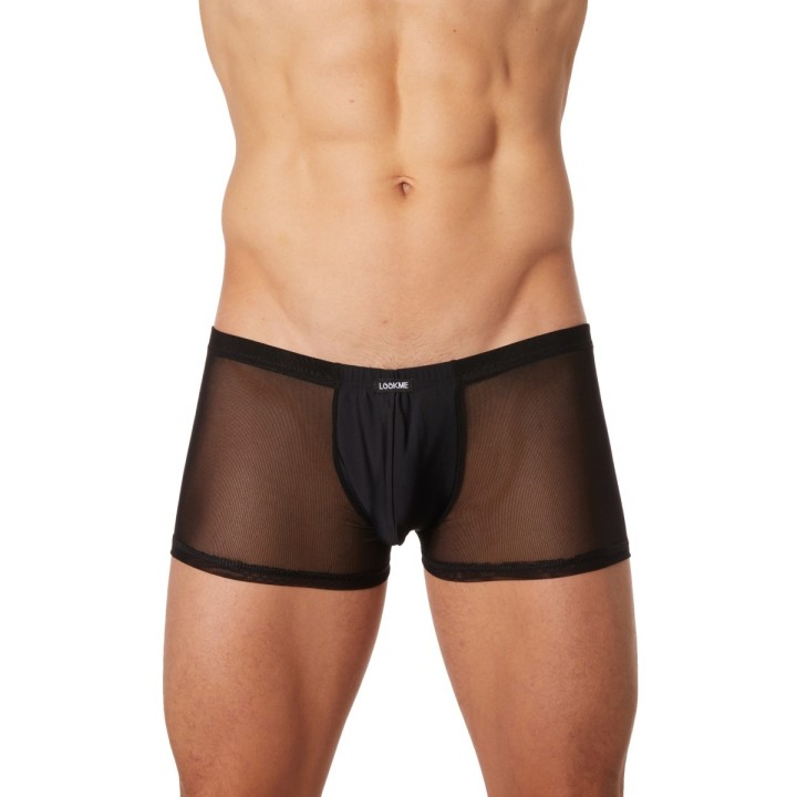 Schwarze Herren Boxer Short 902-67 von Look Me | Fesselliebe.de