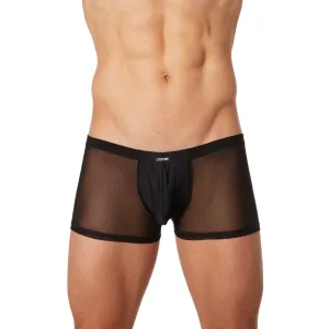 Schwarze Herren Boxer Short 902-67 von Look Me | Fesselliebe.de