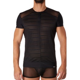 Schwarzes Herren T-Shirt 906-81 von Look Me | Fesselliebe.de