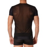 Schwarzes Herren T-Shirt 906-81 von Look Me | Fesselliebe.de