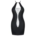 Schwarzes Minikleid DDFojbe001 von Demoniq Dark Desire Collection
