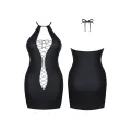 Schwarzes Minikleid DDFojbe001 von Demoniq Dark Desire Collection