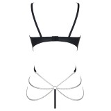 Schwarzer Ketten-Body DDKery001 von Demoniq Dark Desire Collection | Fesselliebe.de