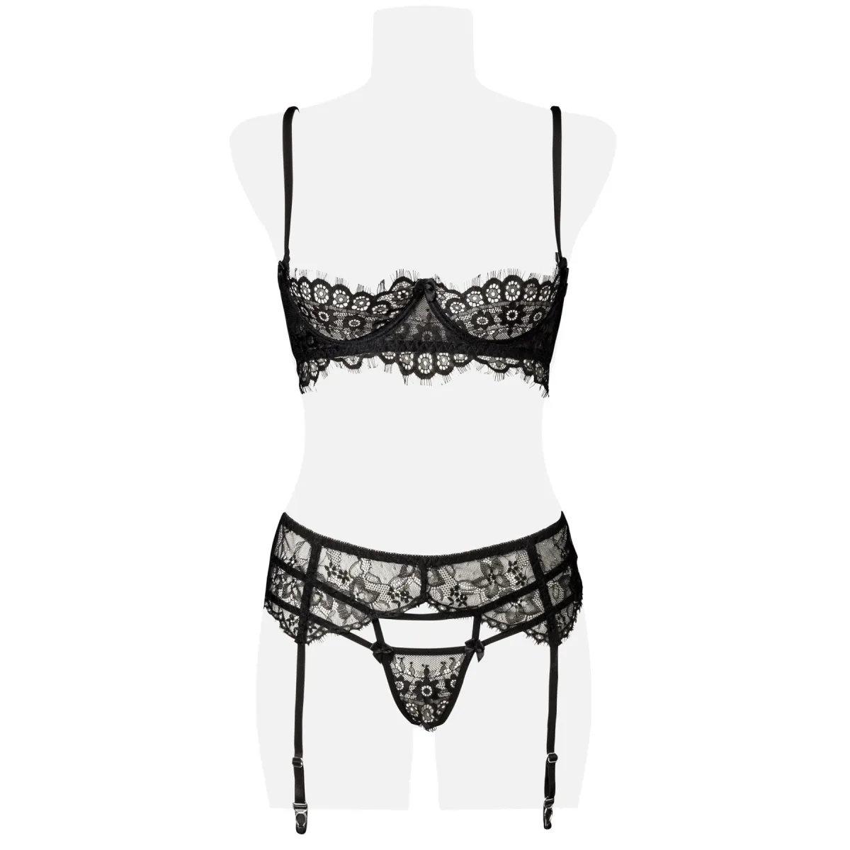 5-teiliges Straps-BH-Set 15128 von Grey Velvet | Fesselliebe.de