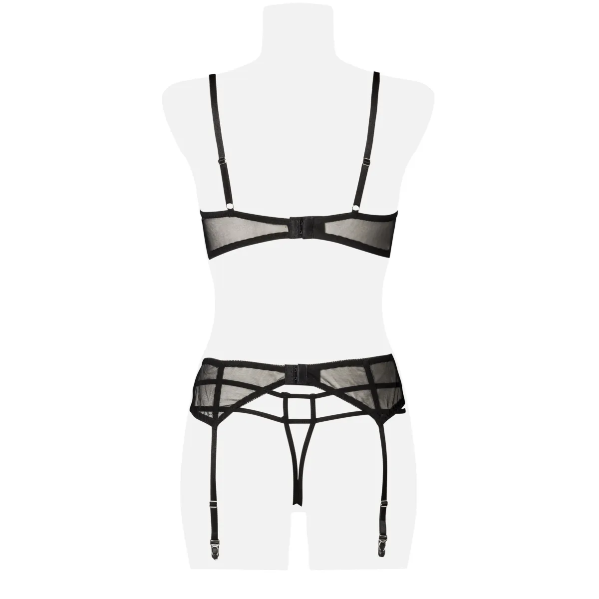 5-teiliges Straps-BH-Set 15128 von Grey Velvet | Fesselliebe.de