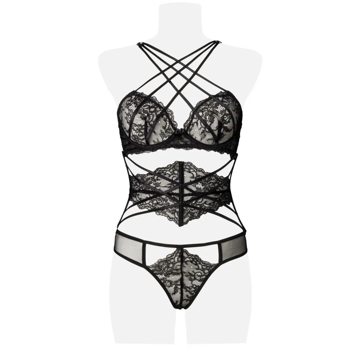 3-teiliges Lingerie-Set 15118 von Grey Velvet | Fesselliebe.de