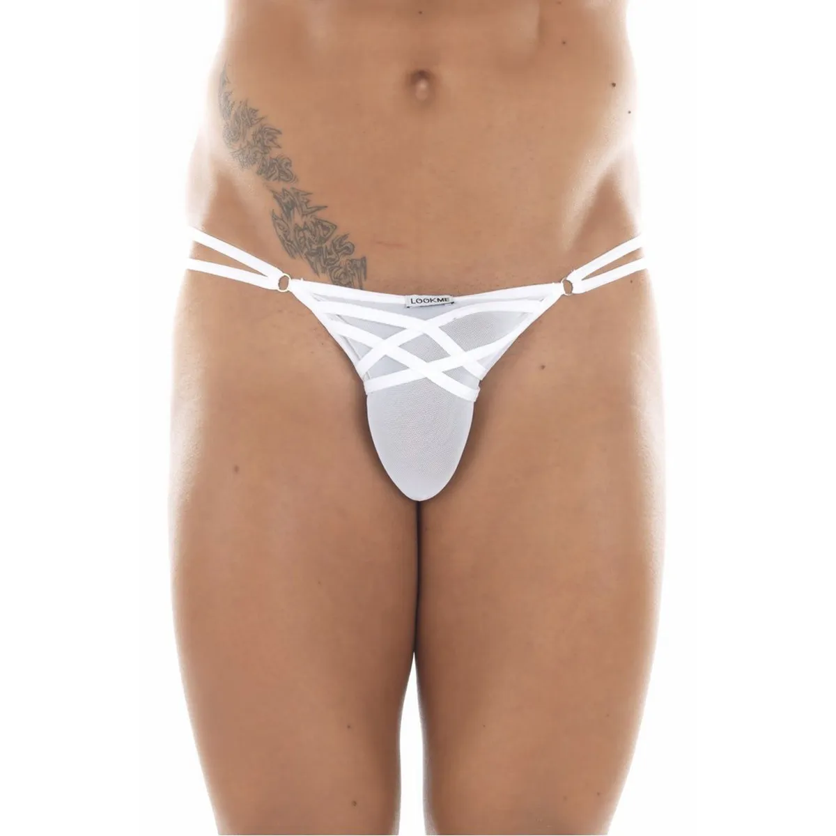 Weißer Männer String 99-20 von Look Me | Fesselliebe.de