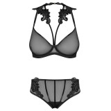 Set aus Bügel-BH mit Stickerei und Panty 171818 von Petite Noir | Fesselliebe.de