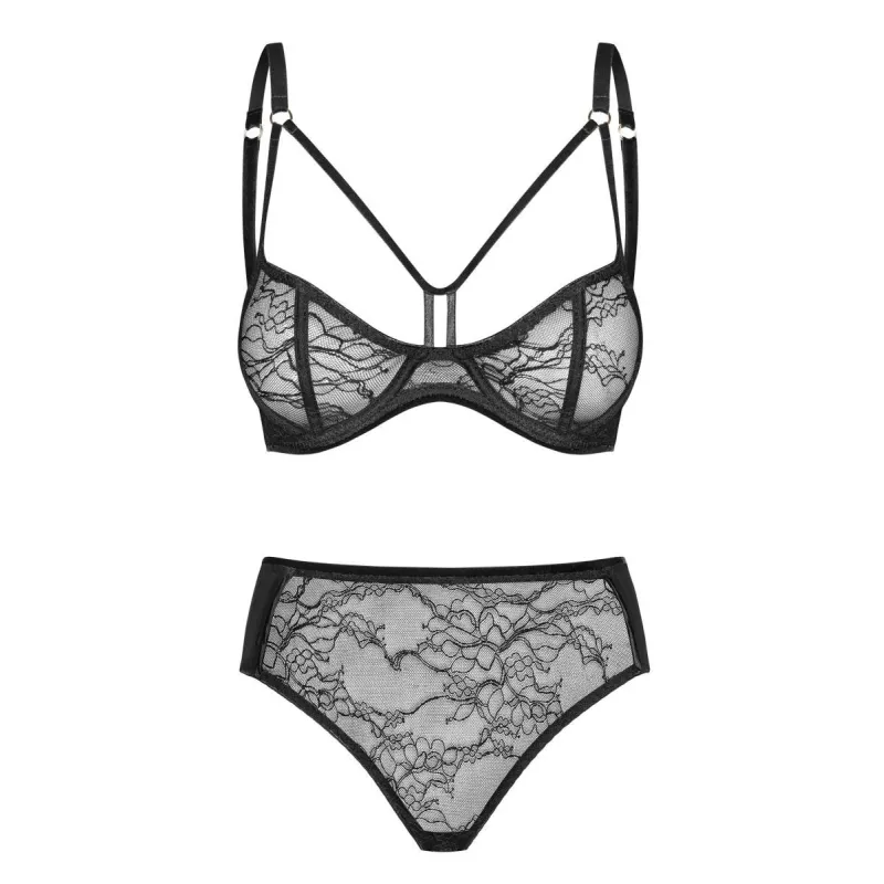 Set aus Balconette Bügel-BH und Panty 080918 von Petite Noir | Fesselliebe.de
