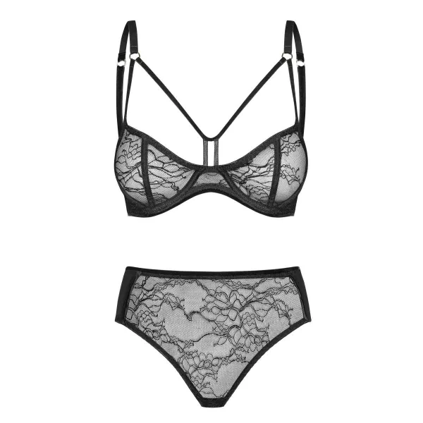 Set aus Balconette Bügel-BH und Panty 080918 von Petite Noir | Fesselliebe.de