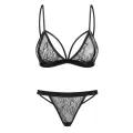 Set aus Bralette Spitze und String 060718 by Petite Noir