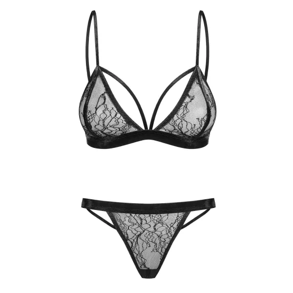 Set aus Bralette Spitze und String 060718 by Petite Noir | Fesselliebe.de