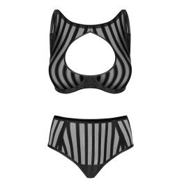 Set aus High Neck Bügel-BH und Panty 121418 von Petite Noir | Fesselliebe.de
