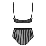 Set aus High Neck Bügel-BH und Panty 121418 von Petite Noir | Fesselliebe.de
