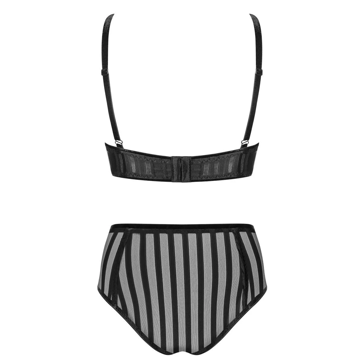 Set aus High Neck Bügel-BH und Panty 121418 von Petite Noir | Fesselliebe.de