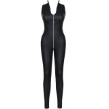 Schwarzer Overall DDAnanke001 von Demoniq Dark Desire Collection | Fesselliebe.de