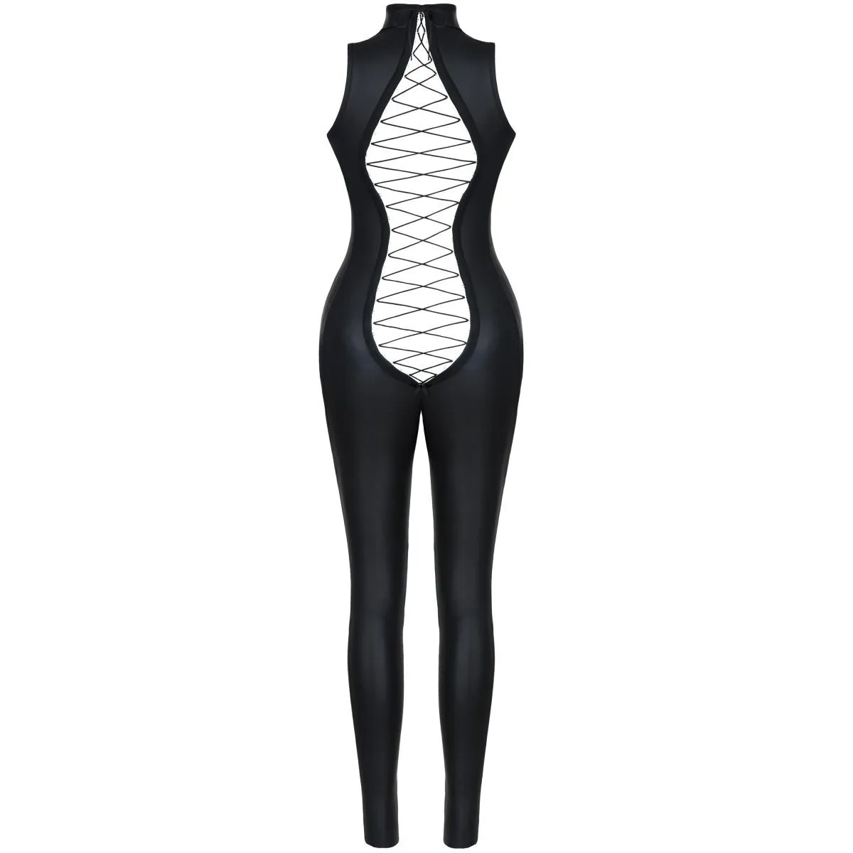 Schwarzer Overall DDAnanke001 von Demoniq Dark Desire Collection | Fesselliebe.de