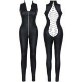 Schwarzer Overall DDAnanke001 von Demoniq Dark Desire Collection | Fesselliebe.de