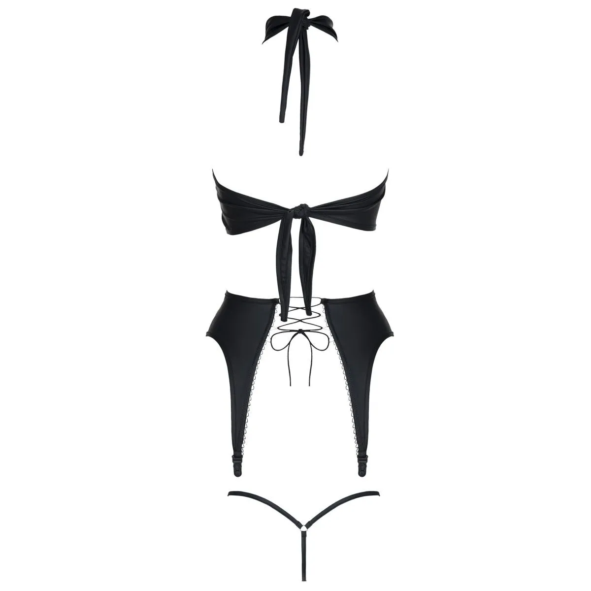 Schwarze Corsage DDHekate001 von Demoniq Dark Desire Collection | Fesselliebe.de