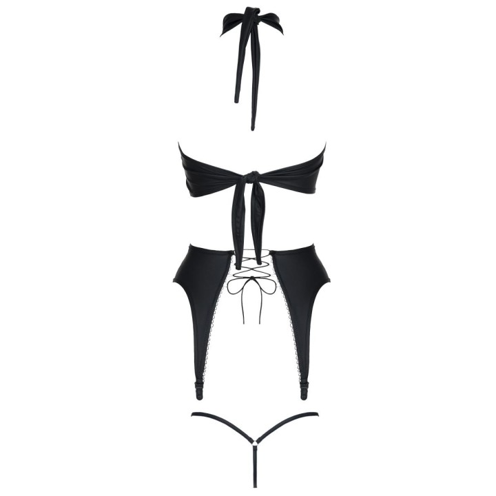 Schwarze Corsage DDHekate001 von Demoniq Dark Desire Collection | Fesselliebe.de