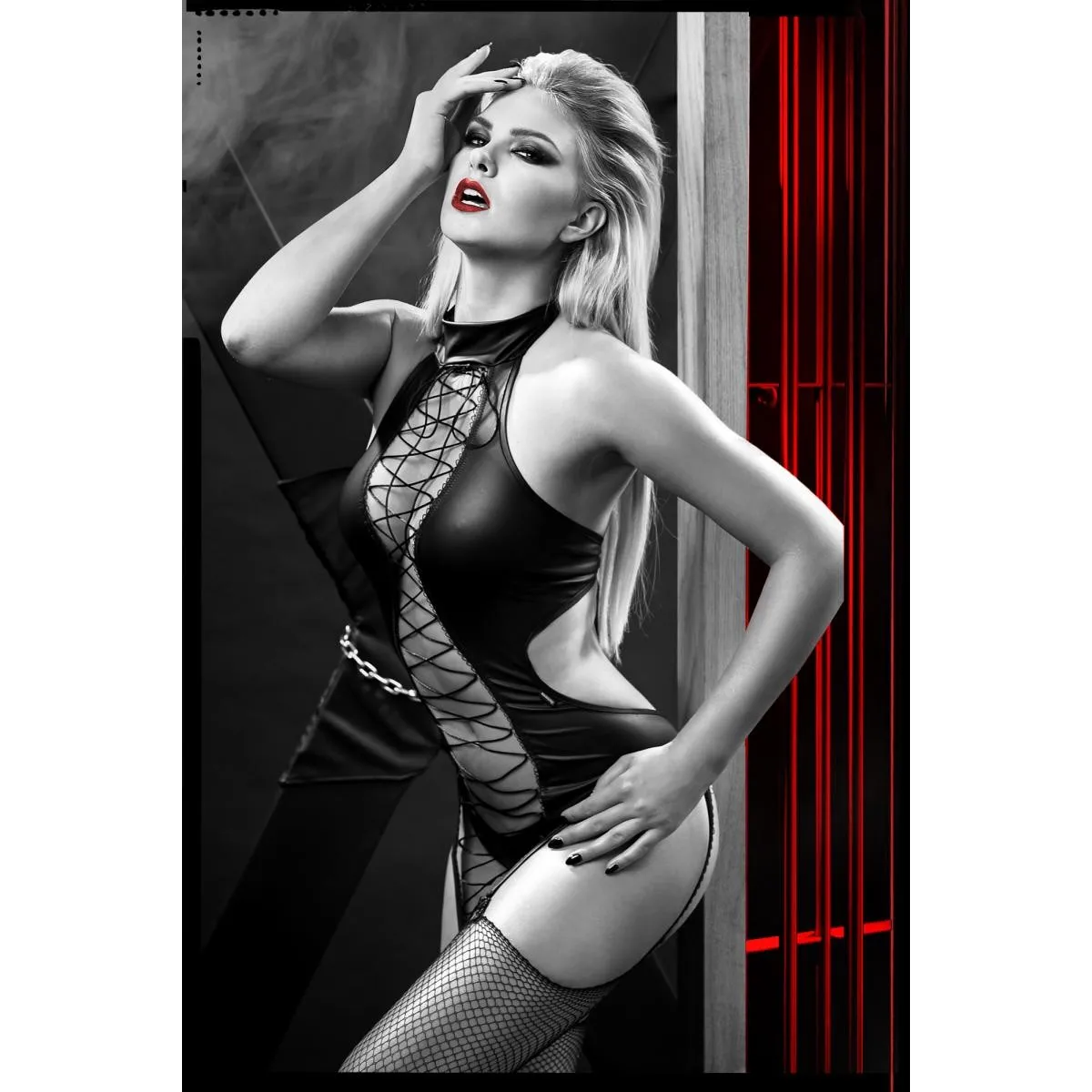 Schwarze Corsage DDHekate001 von Demoniq Dark Desire Collection | Fesselliebe.de