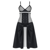 Schwarzes Set DDSelene001 von Demoniq Dark Desire Collection | Fesselliebe.de