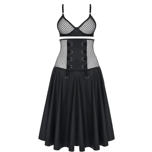 Schwarzes Set DDSelene001 von Demoniq Dark Desire Collection | Fesselliebe.de