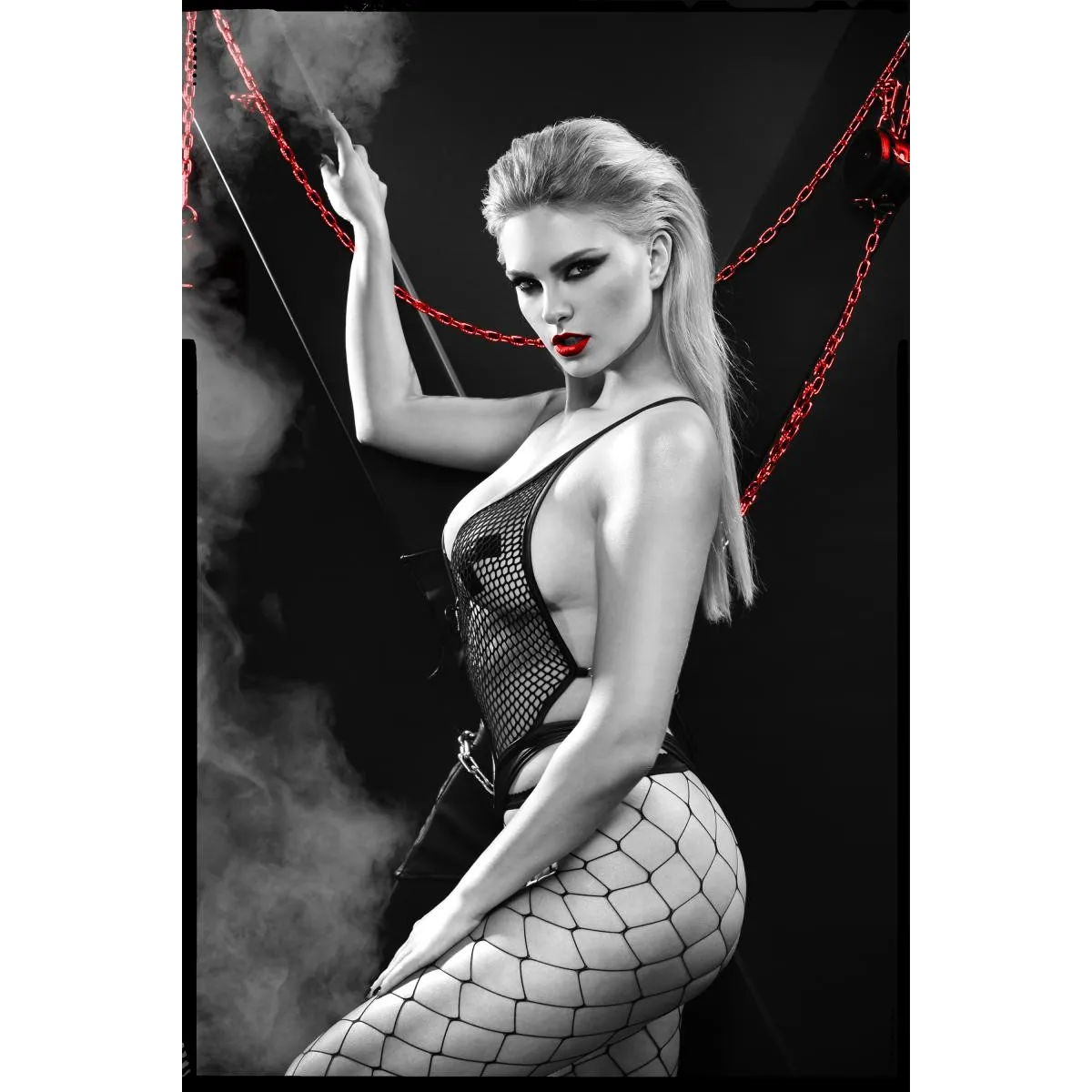 Schwarzer Body DDTetyda001 von Demoniq Dark Desire Collection | Fesselliebe.de