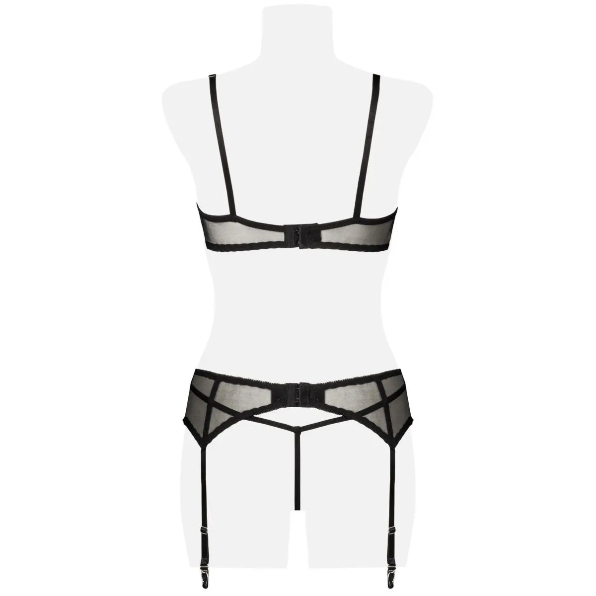 3-teiliges Straps-BH-Set 15121 von Grey Velvet | Fesselliebe.de