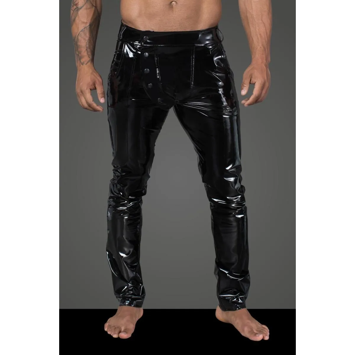 Lange Hose aus eLastischem PVC H060 von Noir Handmade Rebellious Collection | Fesselliebe.de