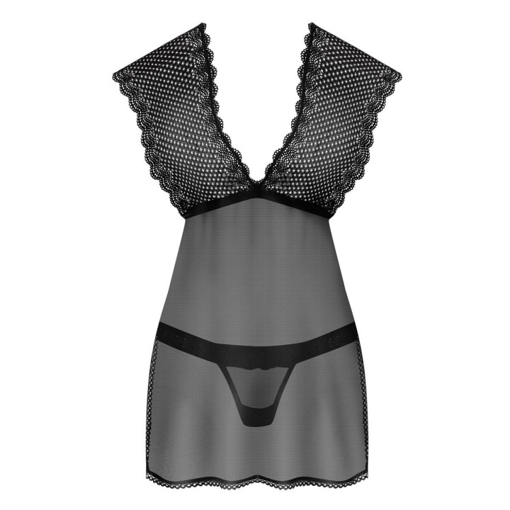 857-BAB-1 Babydoll schwarz von Obsessive | Fesselliebe.de