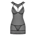 857-CHE-1 Chemise schwarz von Obsessive