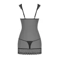 857-CHE-1 Chemise schwarz von Obsessive