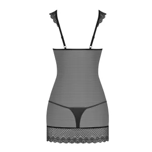 857-CHE-1 Chemise schwarz von Obsessive