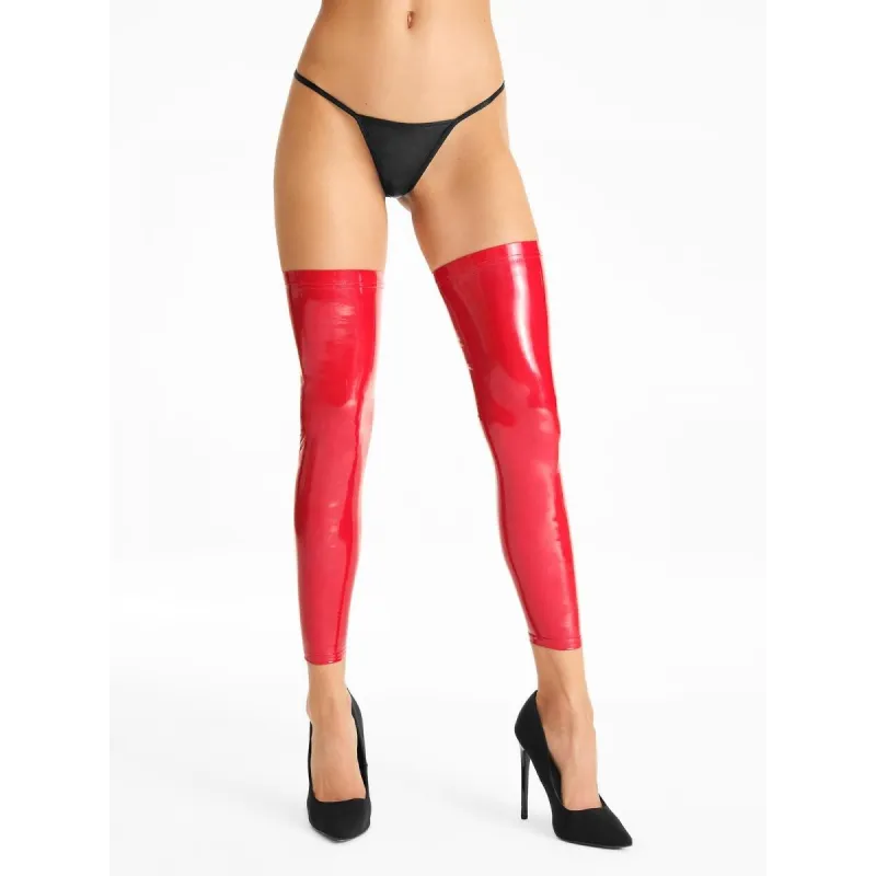 Rote Strümpfe S544 von 7-Heaven | Fesselliebe.de