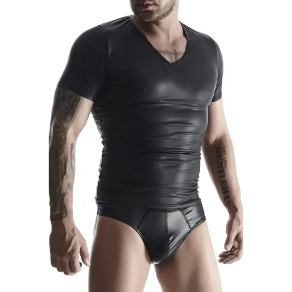 T-Shirt TSH001 schwarz von Regnes Fetish Planet | Fesselliebe.de