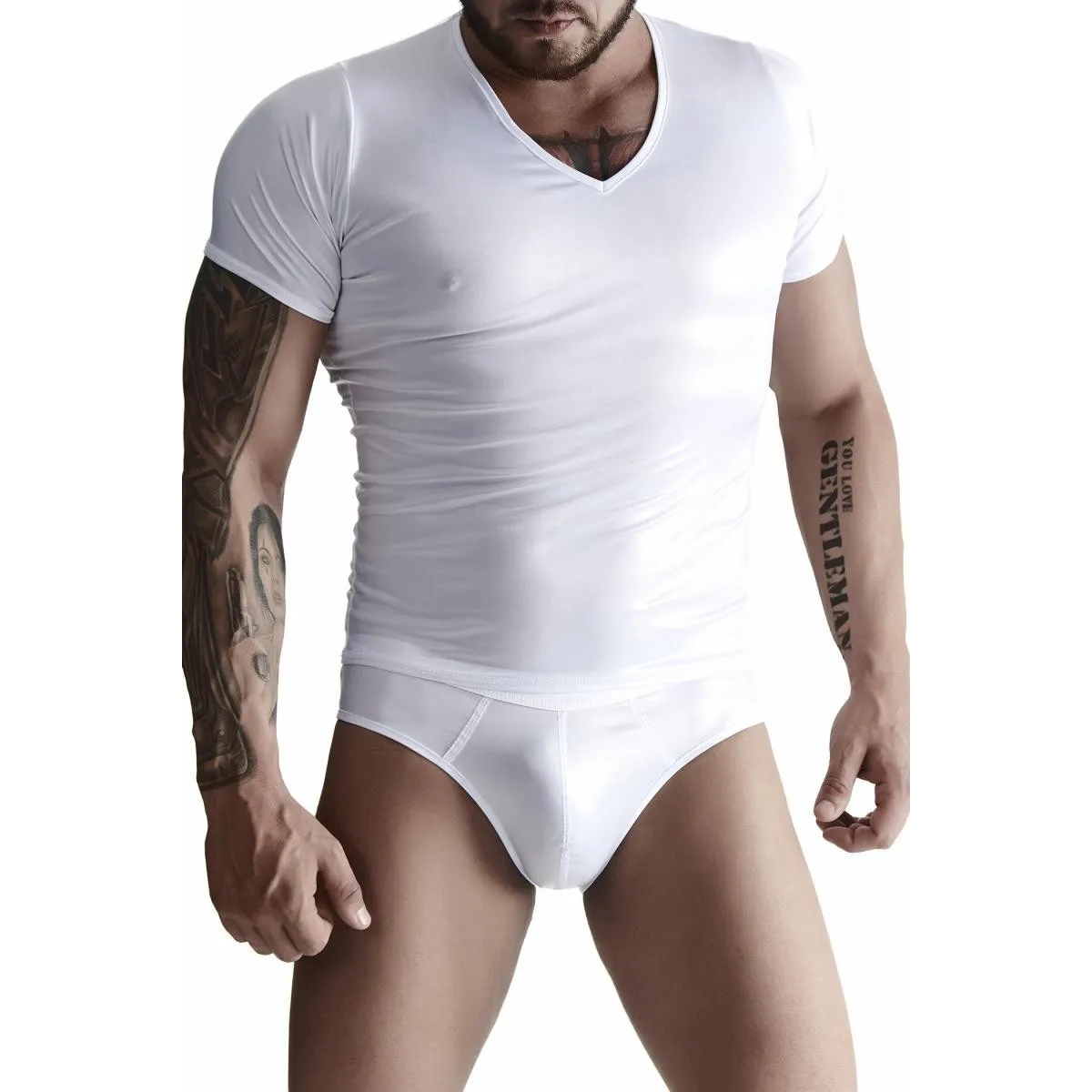 T-Shirt TSH002 weiß von Regnes Fetish Planet | Fesselliebe.de