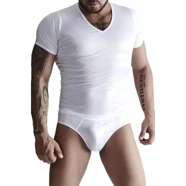 T-Shirt TSH002 weiß von Regnes Fetish Planet | Fesselliebe.de