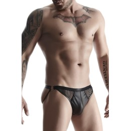 Jock Slip BRI007 schwarz von Regnes Fetish Planet | Fesselliebe.de