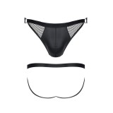 Jock Slip BRI007 schwarz von Regnes Fetish Planet | Fesselliebe.de