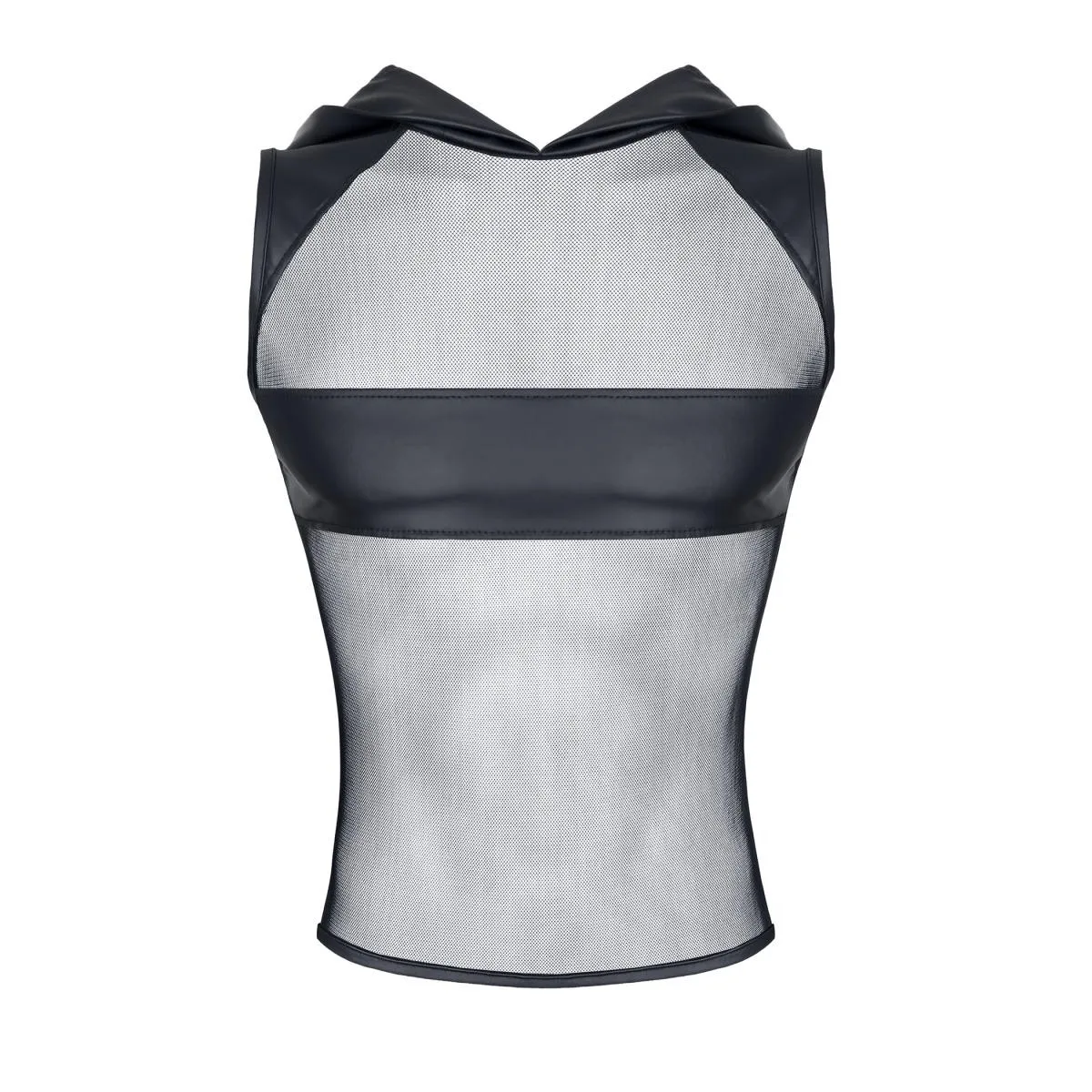 Kapuzen-Shirt TSH005 schwarz von Regnes Fetish Planet | Fesselliebe.de