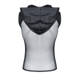 Kapuzen-Shirt TSH005 schwarz von Regnes Fetish Planet | Fesselliebe.de
