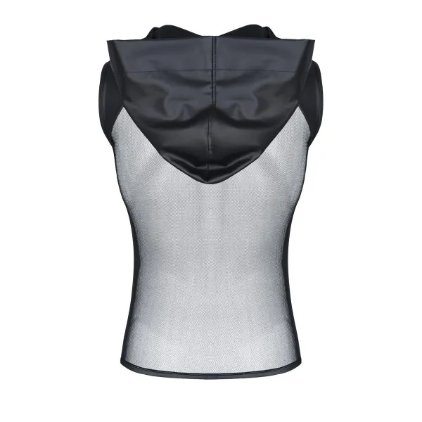 Kapuzen-Shirt TSH005 schwarz von Regnes Fetish Planet | Fesselliebe.de