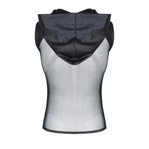 Kapuzen-Shirt TSH005 schwarz von Regnes Fetish Planet